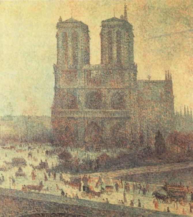 Luce, Maximilien Notre-Dame oil painting image